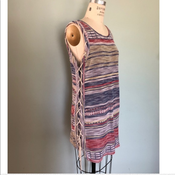 Southwest Lace -Up Dress - Picture 1 of 5